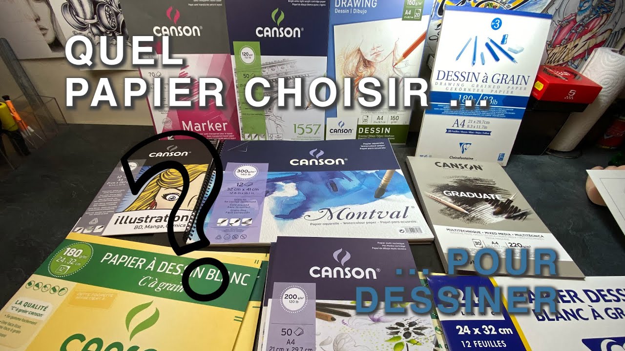 [DESSINER-FACILE] Comment choisir le meilleur papier pour dessiner ?