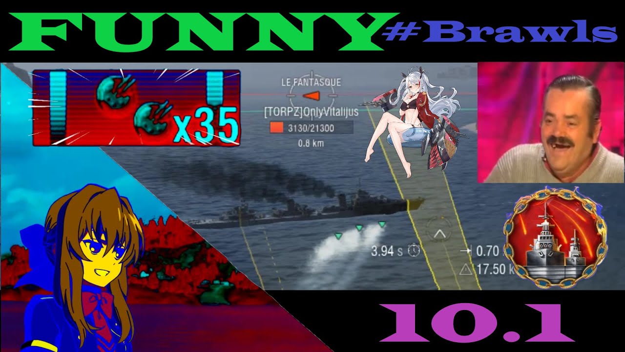 World Of Warships Funny - Brawls 10.1 Special