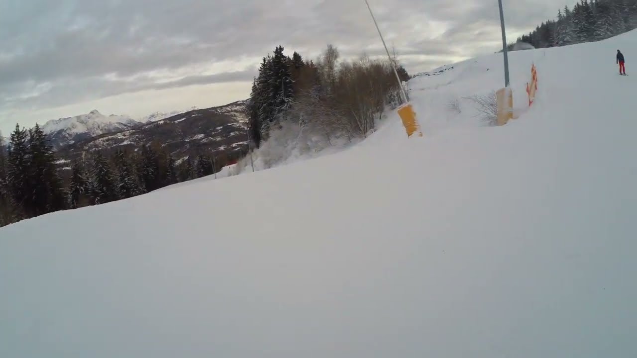 Valscesa Red Slope, Aprica the day after a snowy day