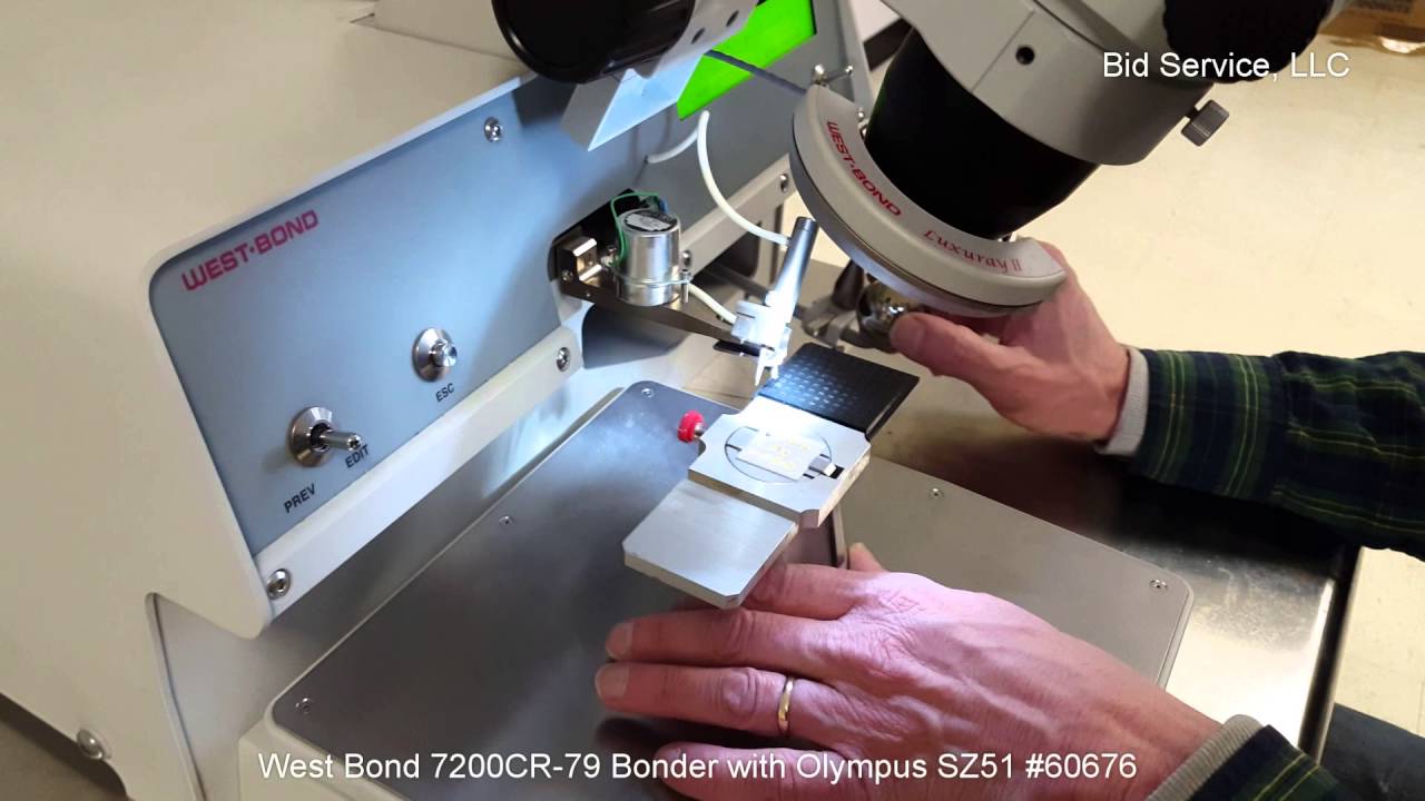 West Bond 7200CR-79 Manual Die Bonder with Olympus SZ51 #60676