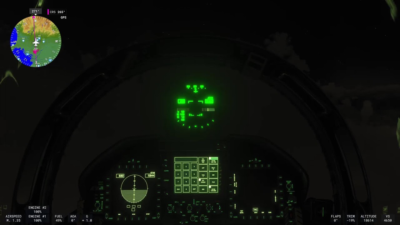 夜空見る
