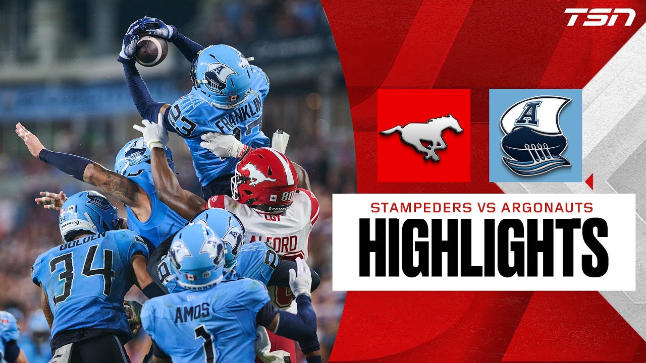 CFL WEEK 10: Calgary Stampeders vs. Toronto Argonauts | Full Highlights