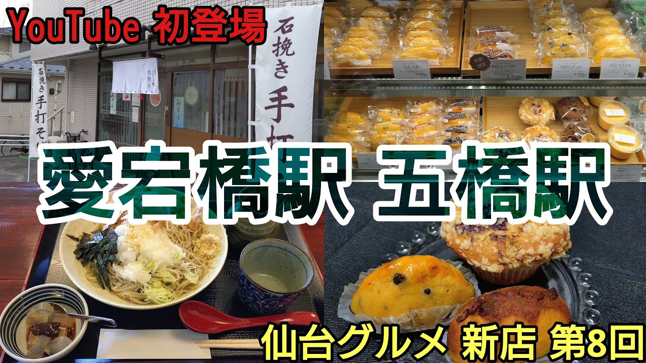 【仙台グルメ 新店】おいしい 手打ち蕎麦！種類豊富な スイートポテト！ #水無月 みなづき POPLAR #ぽぷら 五橋店