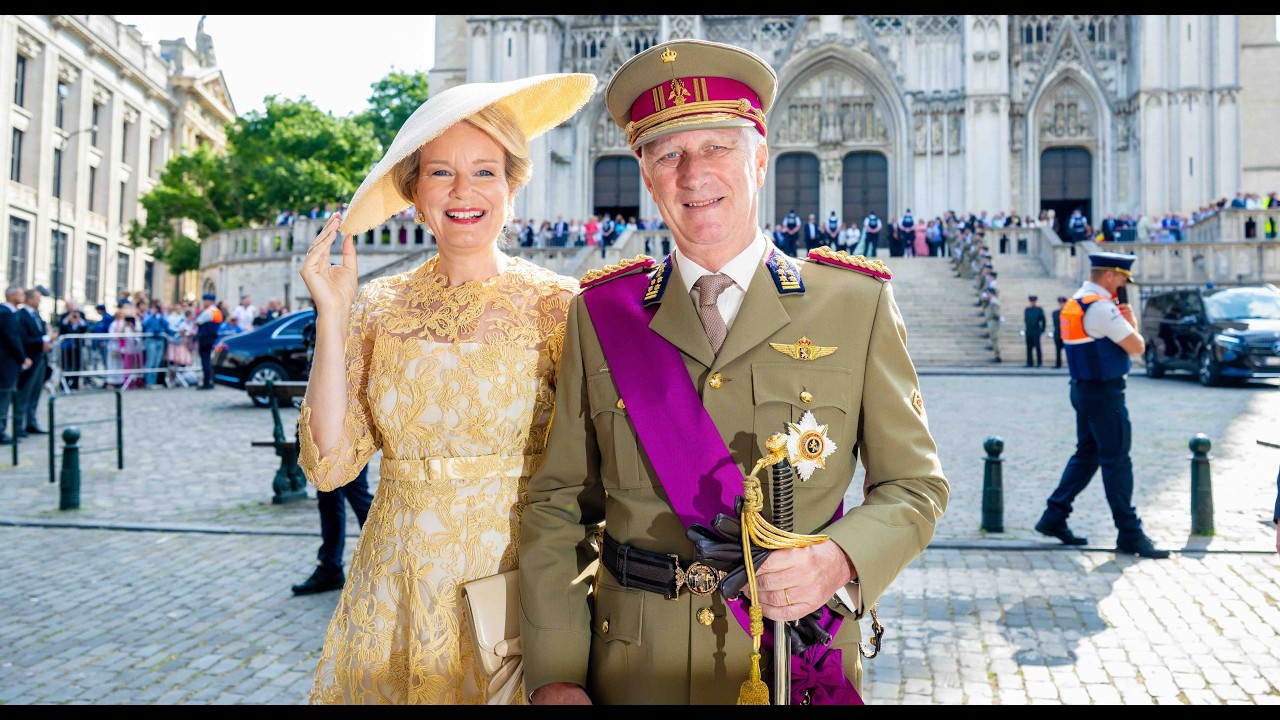 See Princess Elisabeth, Queen Mathilde and other the Belgium Royals at National Day celebrations