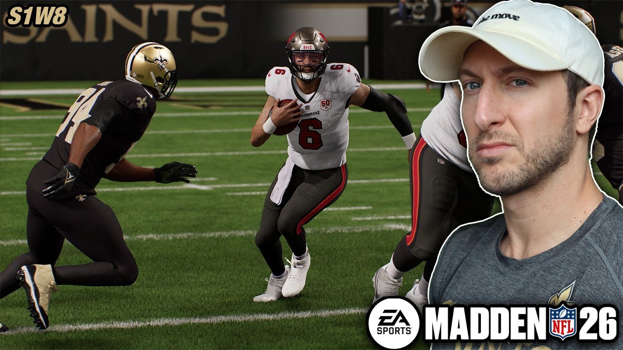 Baker Mayfield vs Spencer Rattler! | Saints vs Buccaneers | Madden 26 Saints Franchise Mode Ep. 8