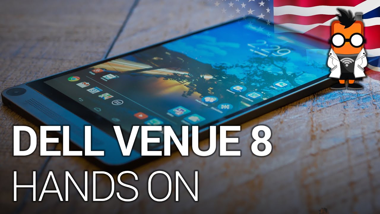 Dell Venue 8 7000 Hands On - 6mm 2K Tablet with Depth Camera