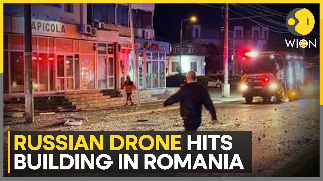 Russian Drone Slams Into Romanian Apartment; NATO Ally Stunned | WION News
