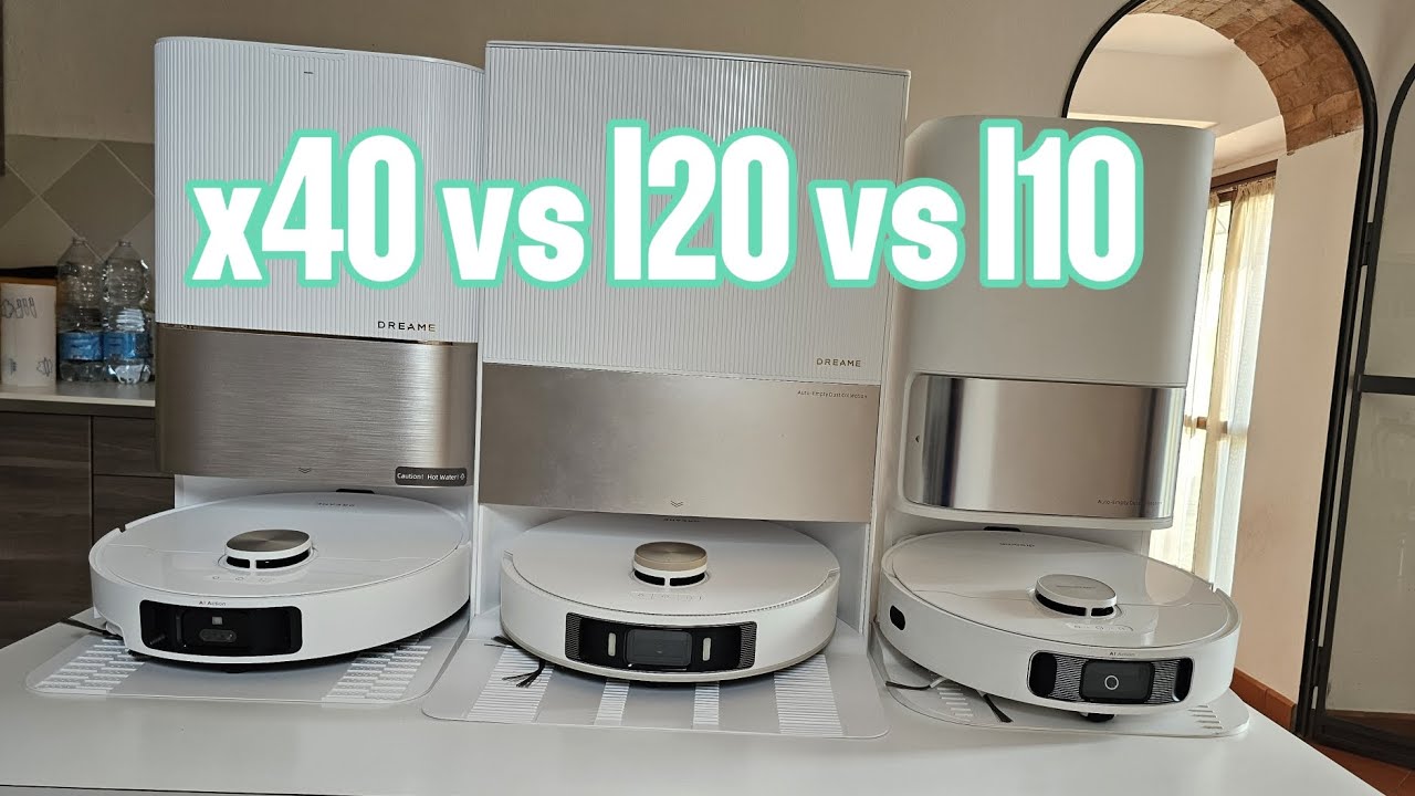 Dreame x40 ultra VS l20 ultra VS l10s ultra
