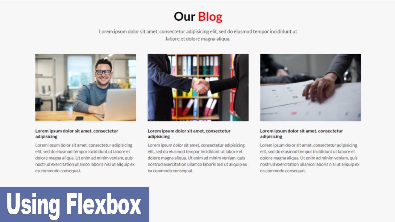 Responsive Blog Template Website Design | HTML & CSS Tutorial