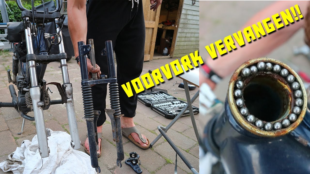 TOMOS VOORVORK VERVANGEN!!