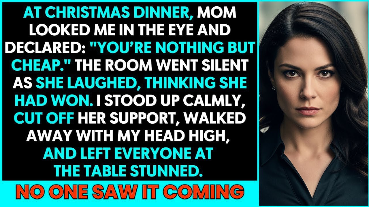 At Christmas Dinner, My Mom Declared ‘You’re Nothing But Cheap.’ What I Did Next Made Them Regret It
