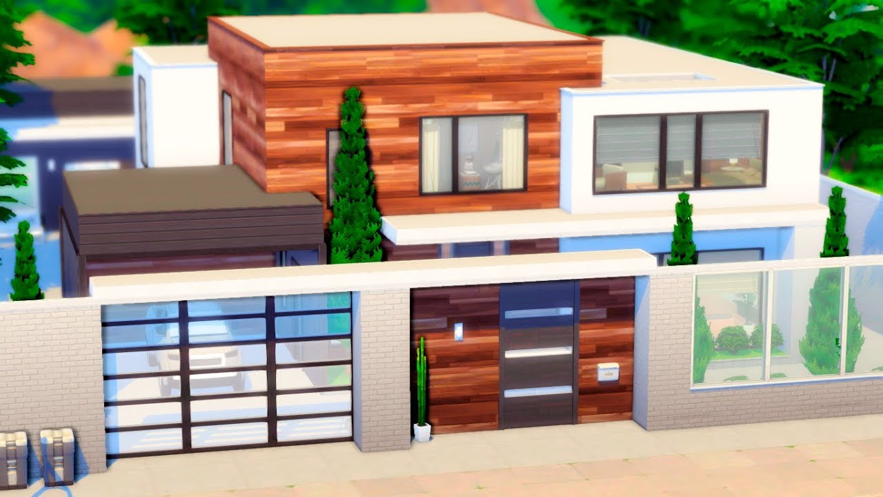 CASA MODERNA - Povoando New Crest │ The Sims 4 │ (Speed Build)