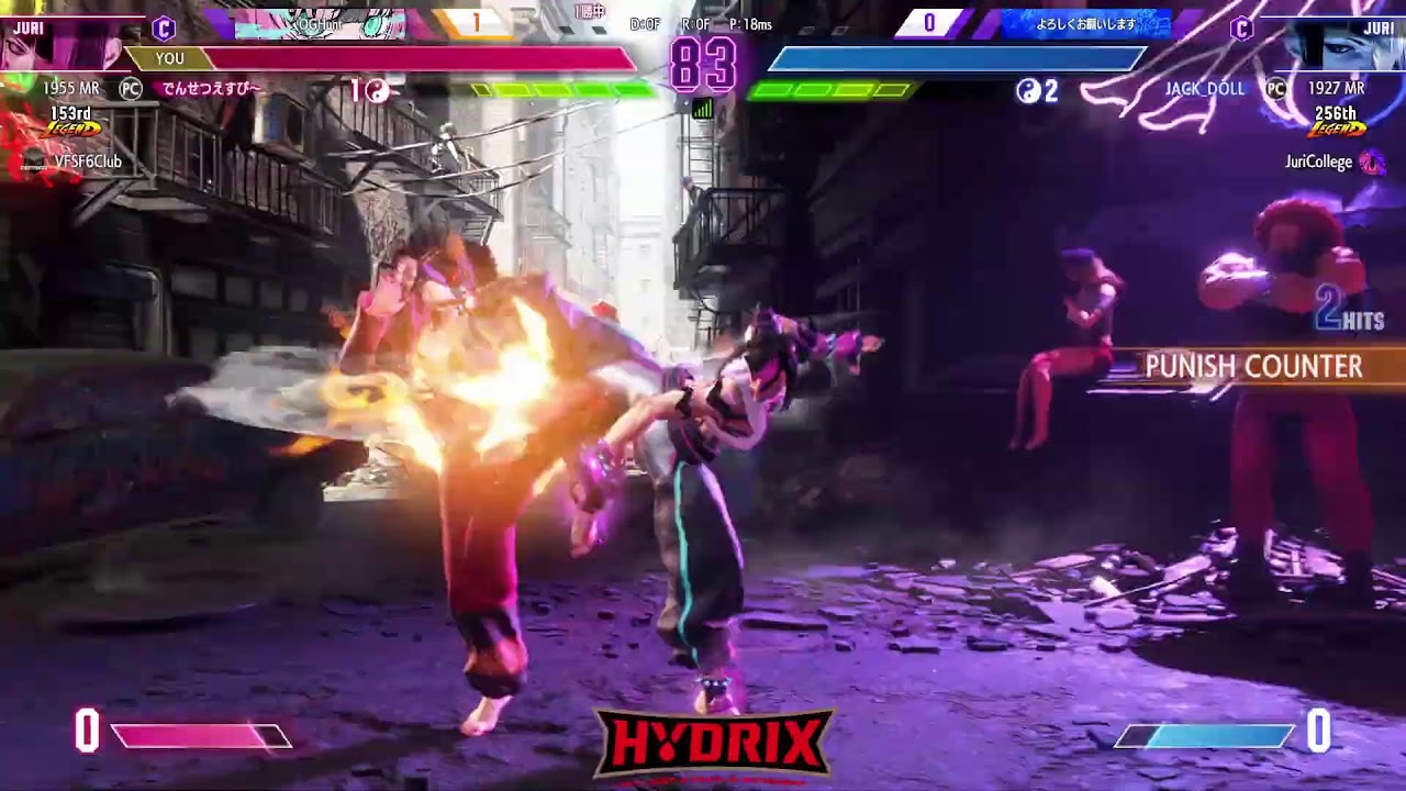 【ストリートファイター6】対空昇竜縛りジュリランクマ配信505【STREETFIGHTER6】