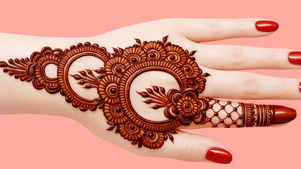 Trending Mehndi Design 2026 | Stylish Back Side Mehndi for Girls