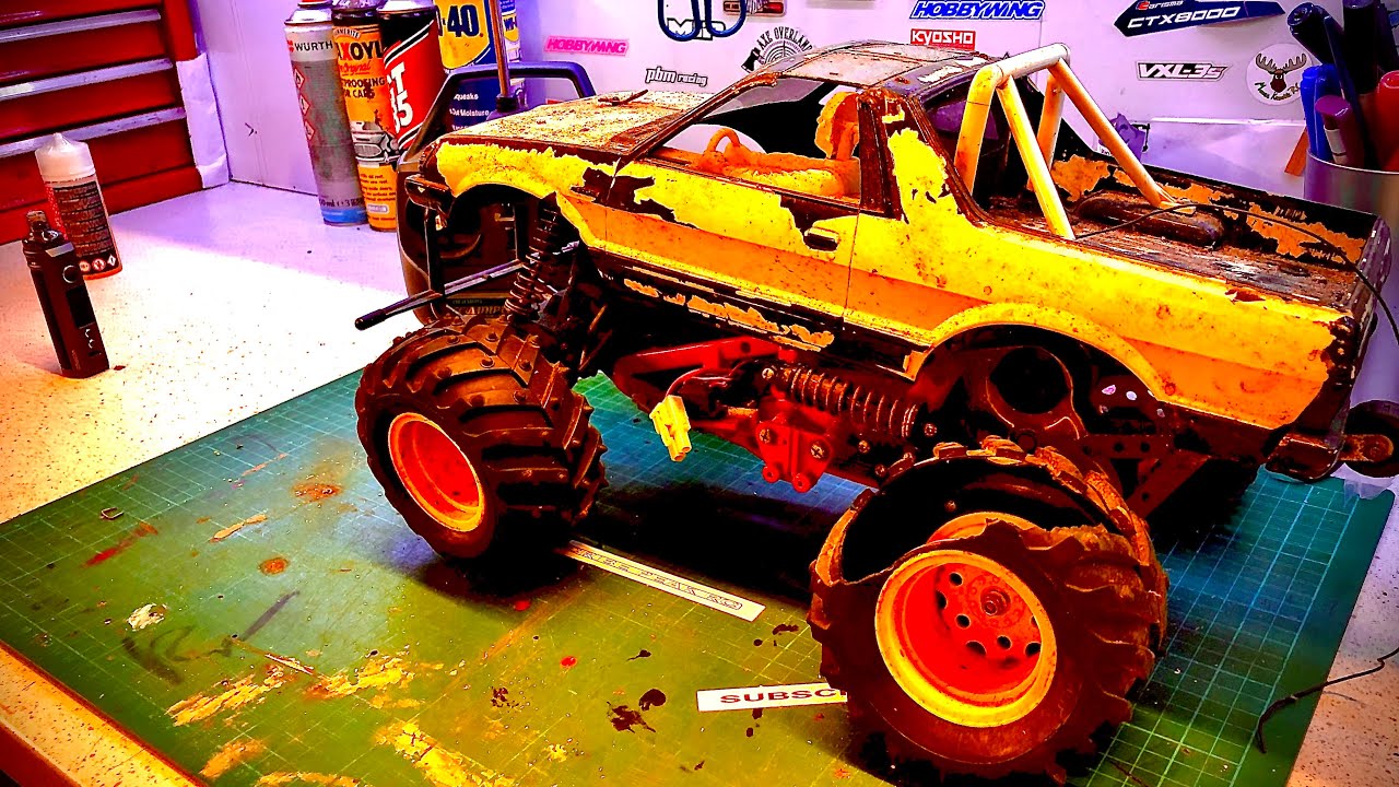VINTAGE TAMIYA MUD BLASTER SHED/LOFT FIND nostalgia trip for me