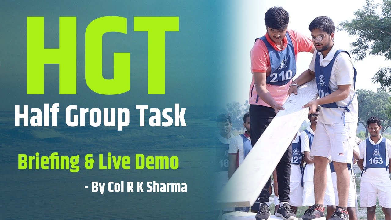Half Group Task (HGT)-SSB GTO Practice with Live Demo | Best SSB Coaching in India #ssbpreparation