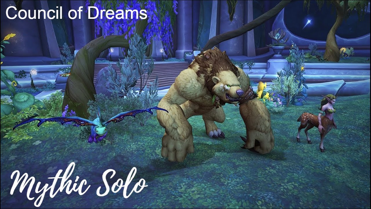 World of Warcraft - Council of Dreams Mythic - Solo Warrior Arms (619 item level)
