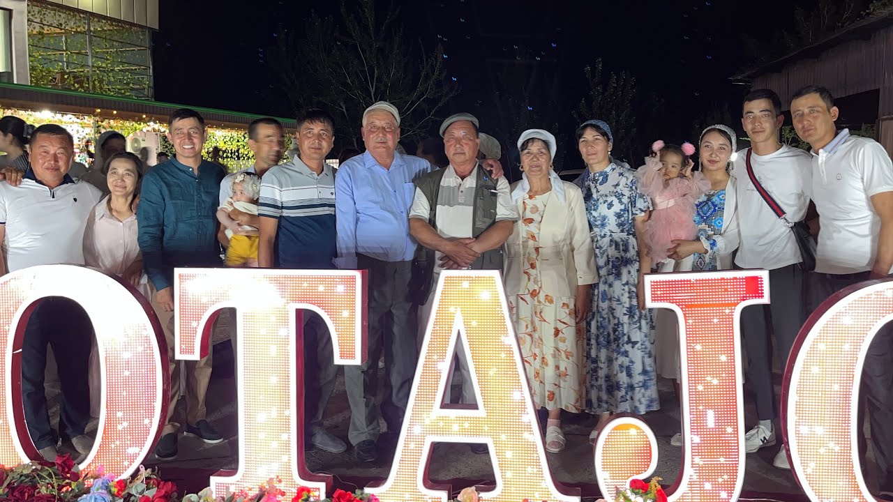 OLTINSOY OFY MUROTBOY OTAMIZ 60 YOSHDA FARZANDLARI NOMIDAN TABRIKLDIK