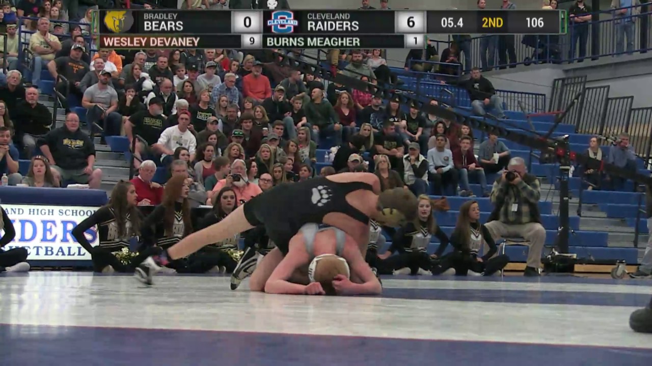 Wrestling Match-Cleveland vs Bradley Central