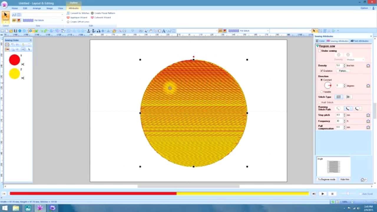 PE Design Next- Gradient Fill (lesson 42)