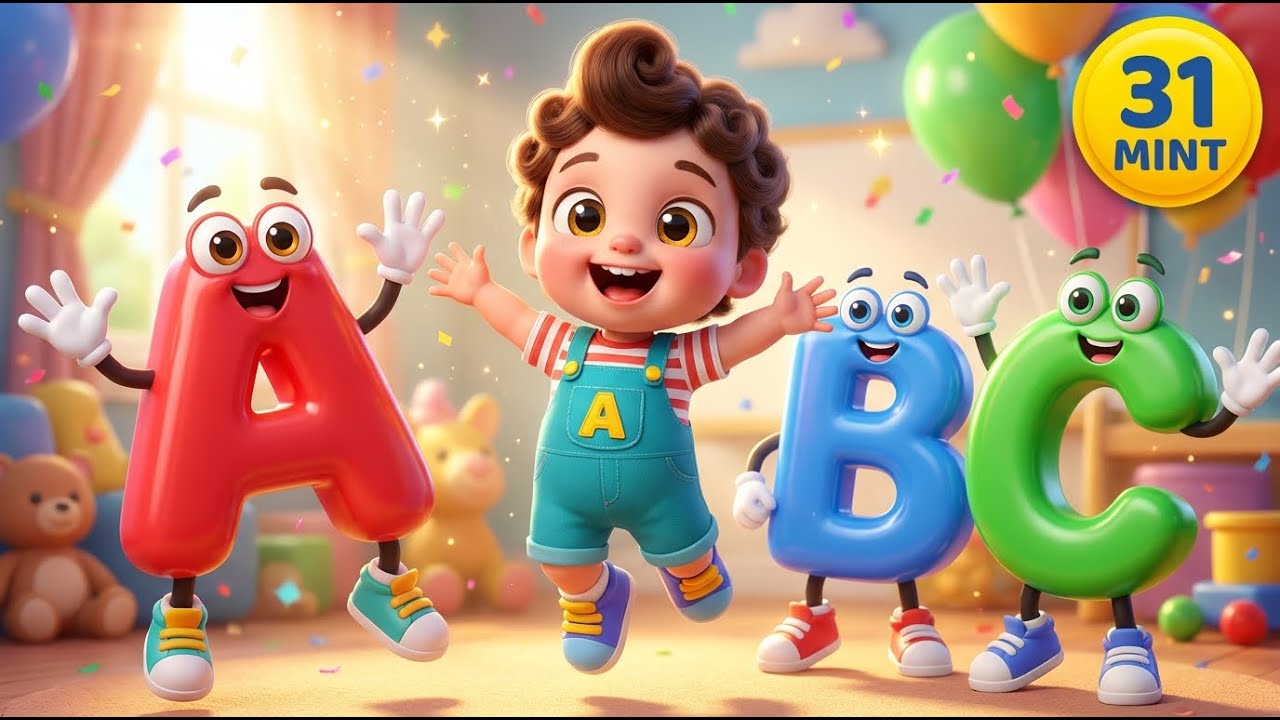 ABC Song 31 Minutes for Kindergarten 👶 | Learn Alphabet Phonics | Kids Learning