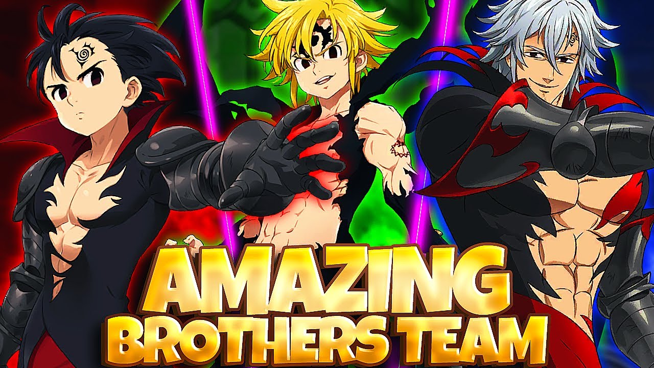AMAZING COMBO!! FULL DEMON BROTHERS TEAM W/ ASSAULT MELIODAS! | Seven Deadly Sins: Grand Cross