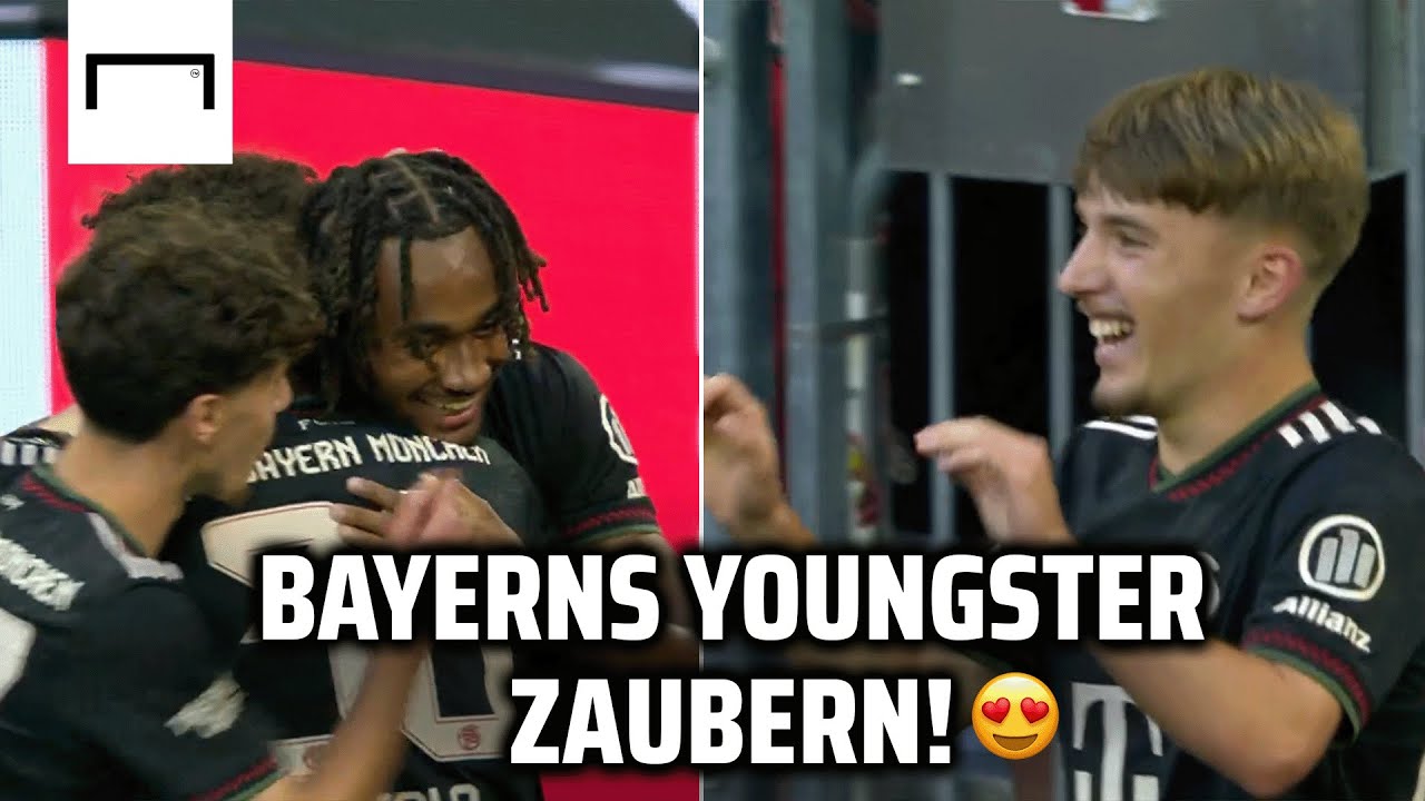 Absolute Traumtore von Bayern-Talenten Lennart Karl und Kusi-Asare! 😲 | FC Bayern 4:0 Tottenham