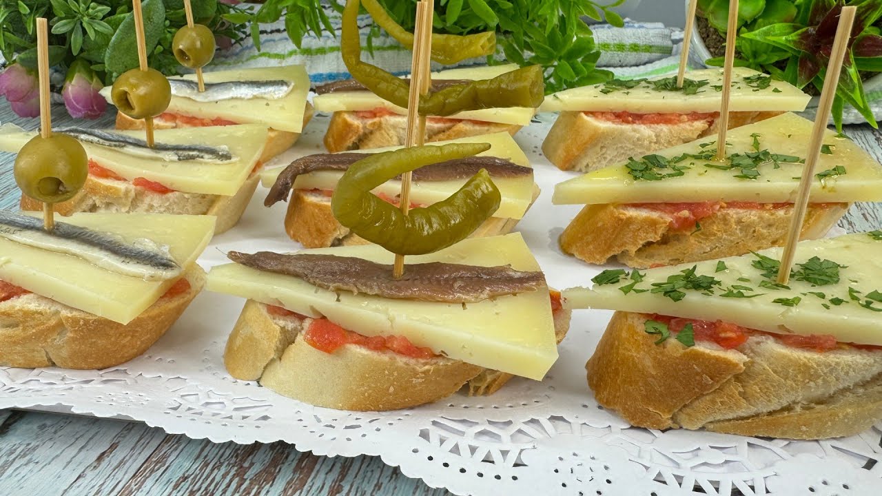 3 Aperitivos Fácil de Queso 😎 | Sorprende a tus Invitados! 🤩 Tapas Españolas Fáciles..