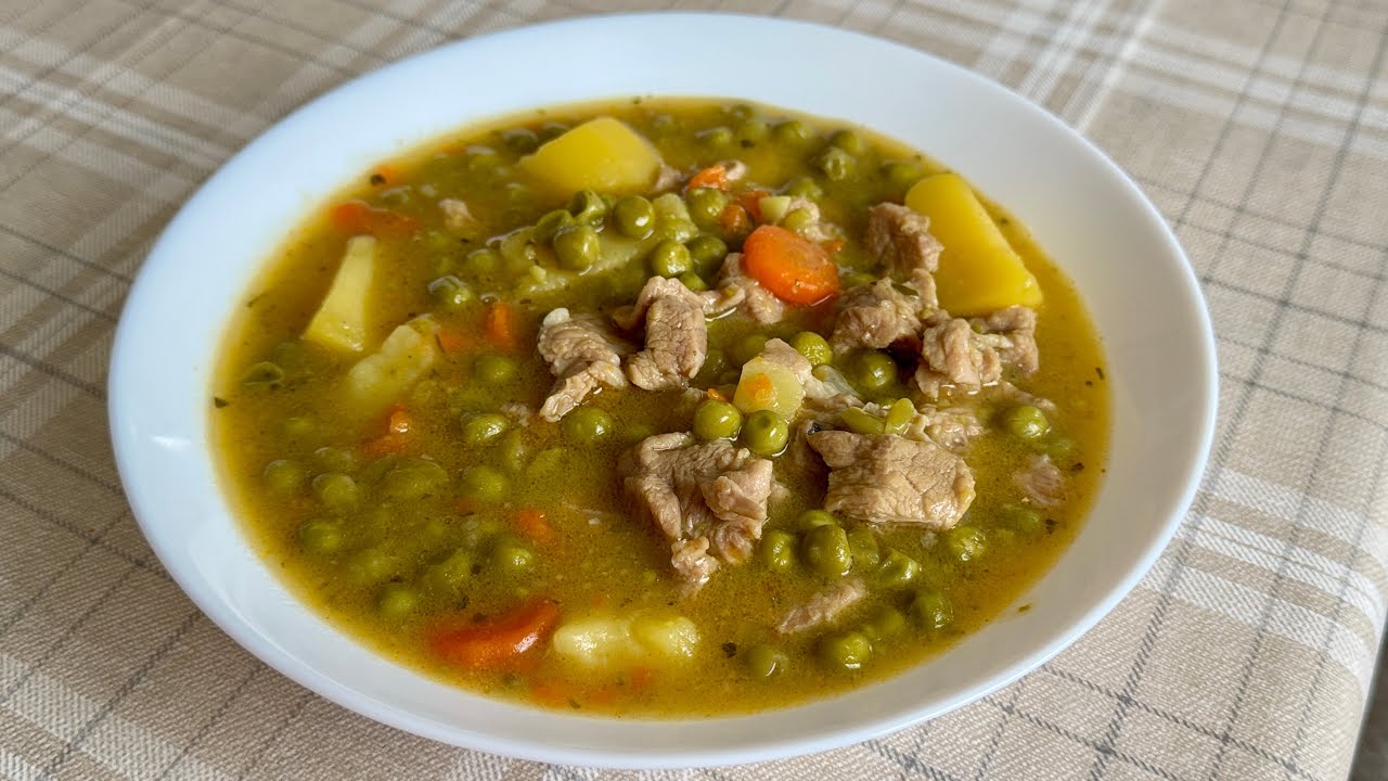 ČORBA SA GRAŠKOM I TELETINOM😍BRZO I UKUSNO👌🏼USPIJEVA I POČETNICIMA #fyp #viralvideo #easyrecipe #my