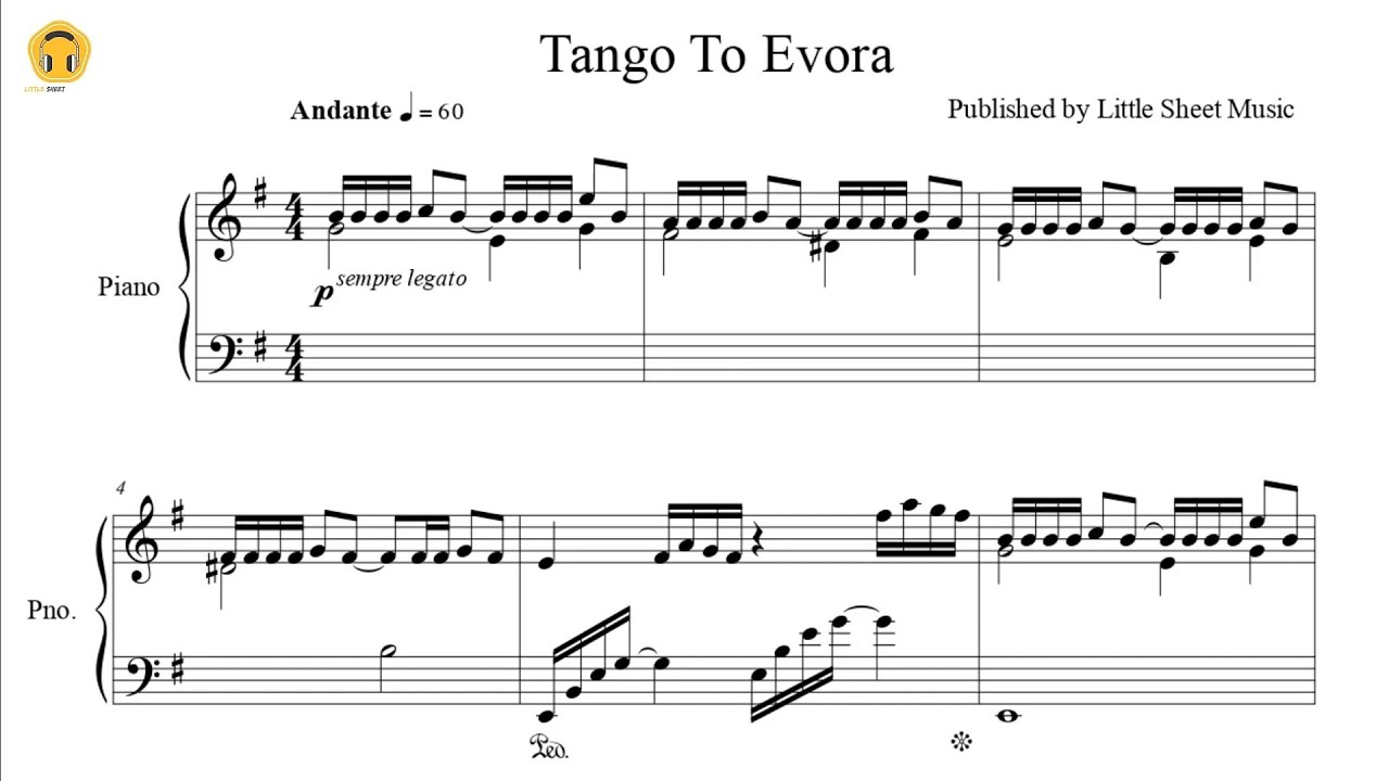 Tango To Evora by Loreena McKennitt (Piano Solo/Sheets)