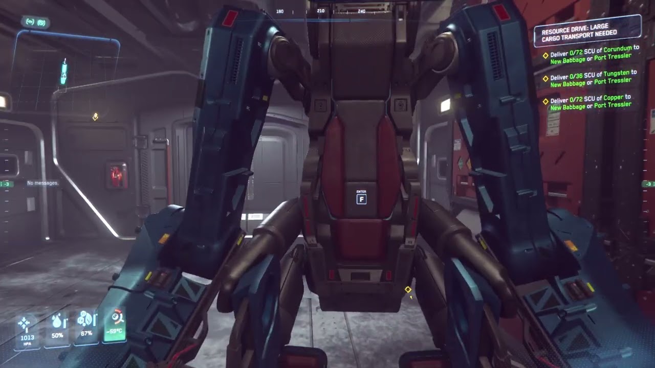 Starlancer MAX - Resource Drive 180 SCU Loading (rear cargo section)