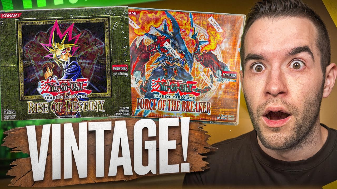 Opening TWO Vintage Yugioh Boxes At The SAME TIME!!