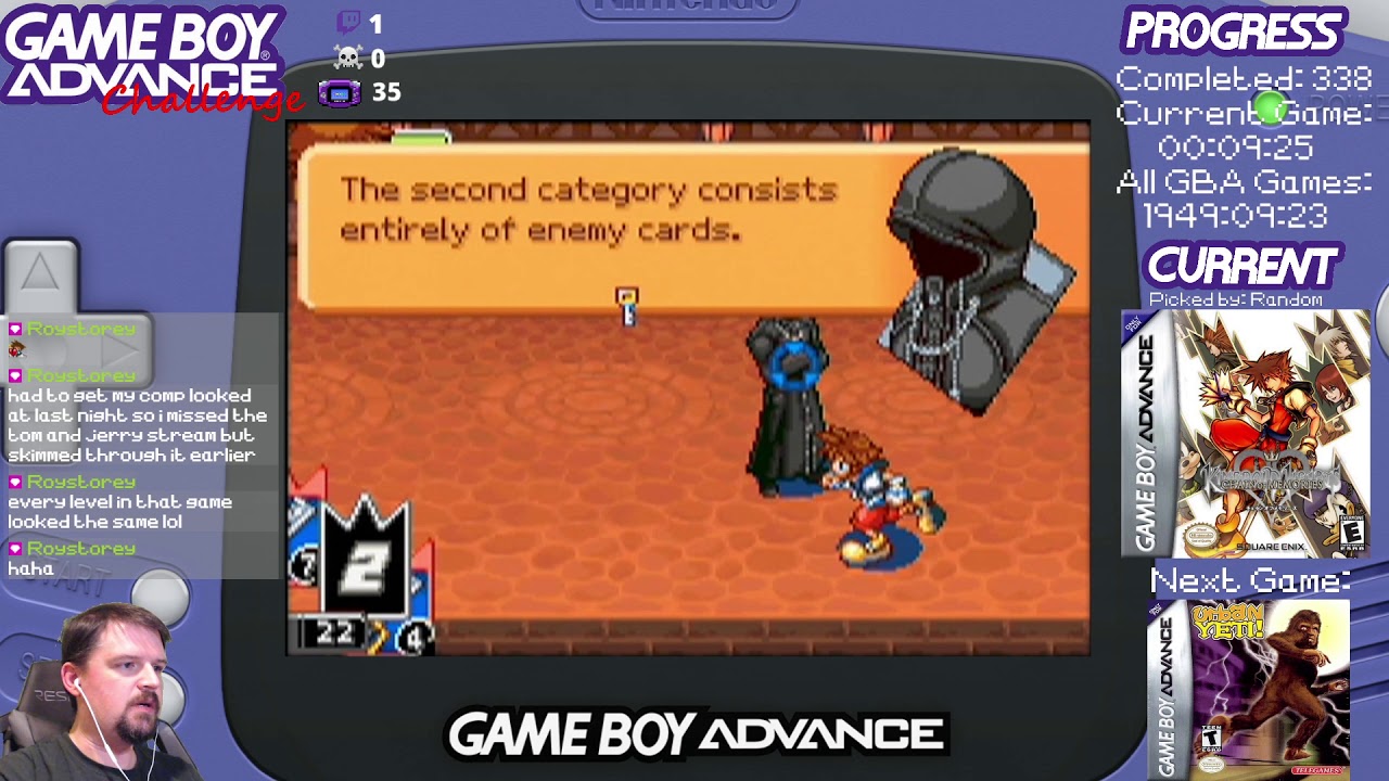 Kingdom Hearts: Chain of Memories - Part 1 of 2 (GBA Challenge #340) (Let's Play)
