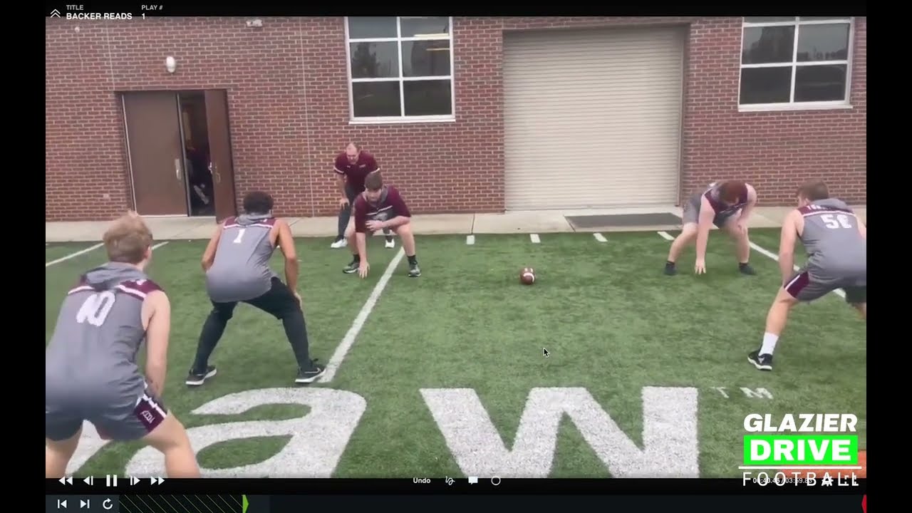 State Championship Linebacker Reaction Drill | Master Guard Reads
