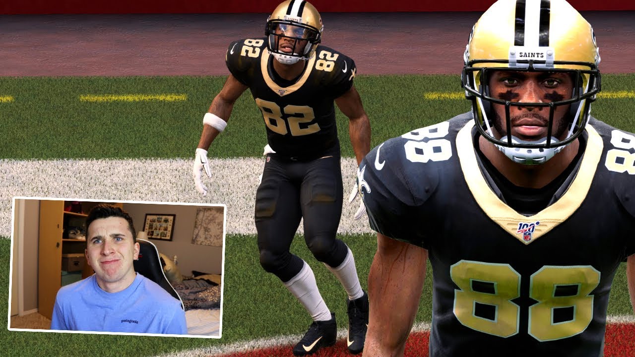 I used Antonio Brown on the Saints for the first time, this isn't even fair!