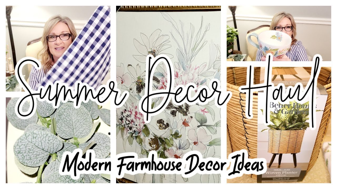 *NEW* EARLY SUMMER FARMHOUSE DECOR HAUL // NEUTRAL MODERN FARMHOUSE DECOR IDEAS // ROBIN LANE LOWE