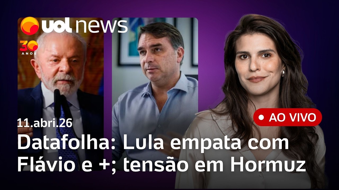 Datafolha: Lula empata com Fl&aacute;vio Bolsonaro, Caiado e Zema; negocia&ccedil;&otilde;es entre EUA e Ir&atilde; e + not&iacute;cias