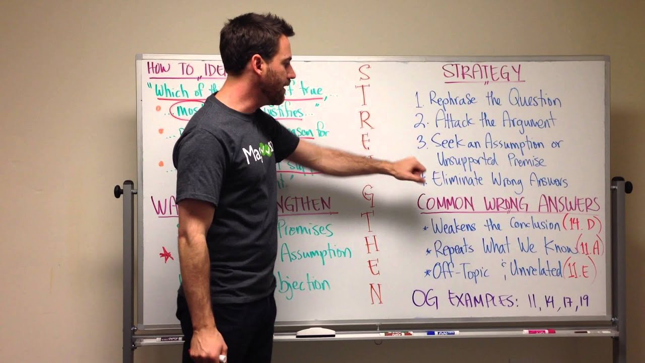 GMAT Tuesday: Critical Reasoning - Strengthen the Argument