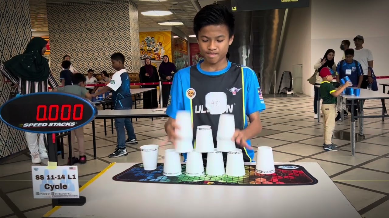 FINAL (Cycle) 11-14 SS Special Stacker : Malaysia Open Sport Stacking Championships 2023