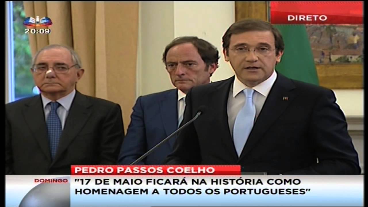 Declaração de Pedro Passos Coelho ao País