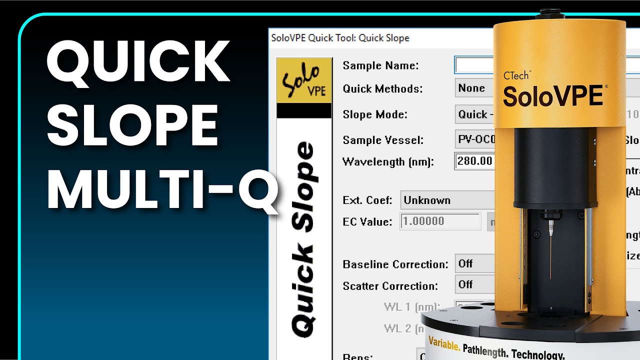 How to Perform a Quick Slope Multi-Q Test on the CTech SoloVPE System