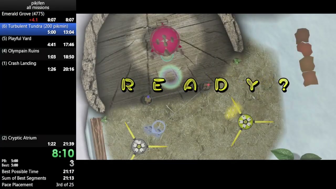 Pikifen - All Missions Speedrun 21:24
