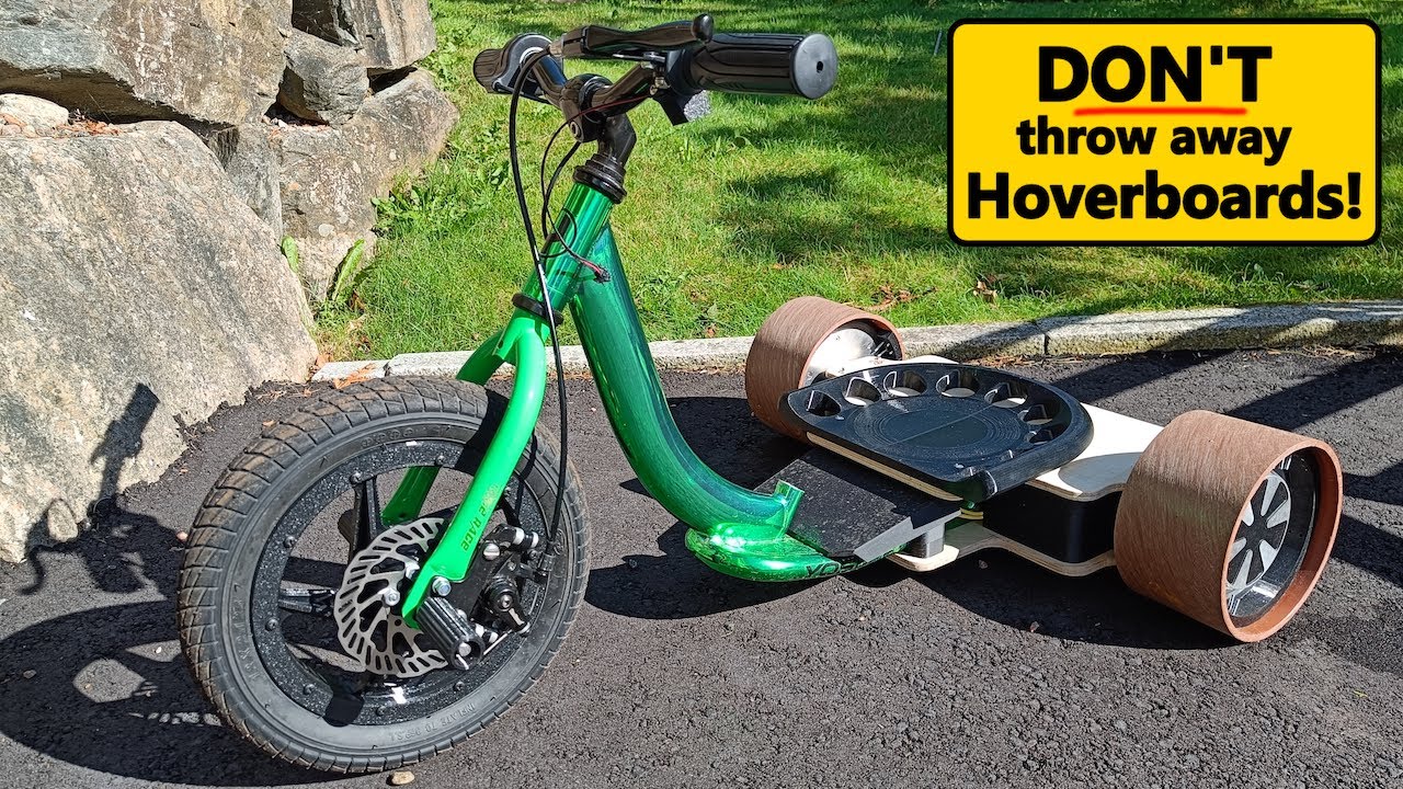 I Built a Tiny Electric Drift Trike