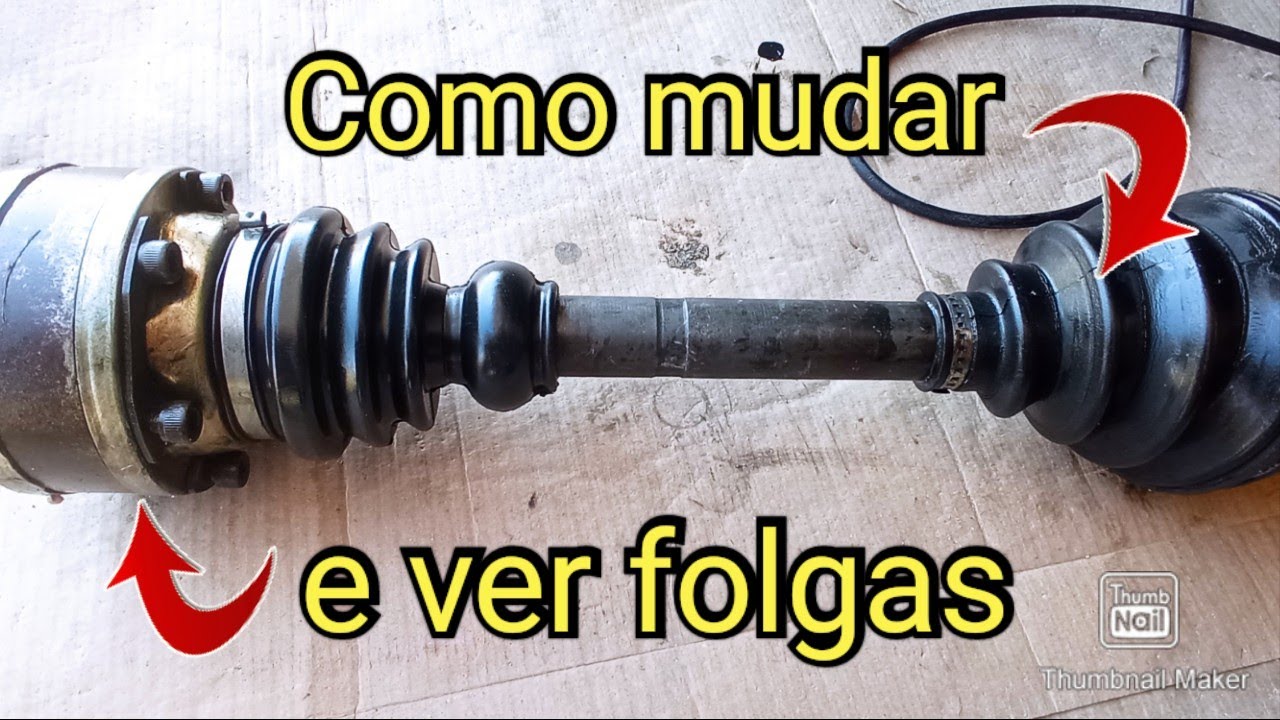 Como mudar ambos foles, substituir homocinética e ver folgas! Alfa Romeo 156