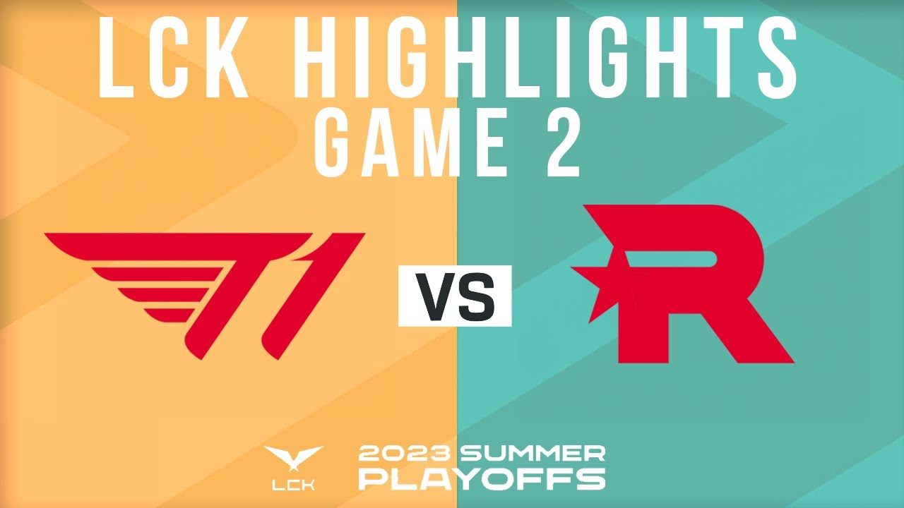 T1 vs KT Game 2 Highlights | LCK Summer Playoffs 2023 | T1 vs KT Rolster