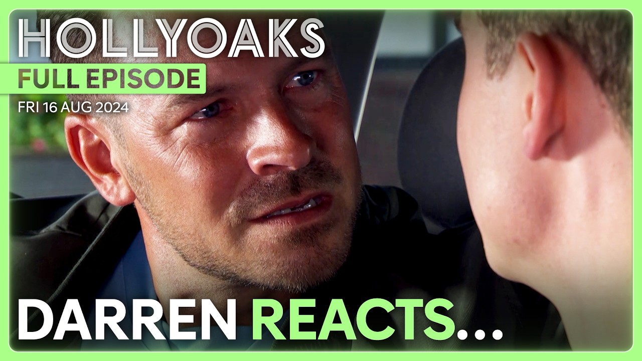 Darren Reacts to JJ! | Hollyoaks Global Ep6442 Friday 16th August 2024