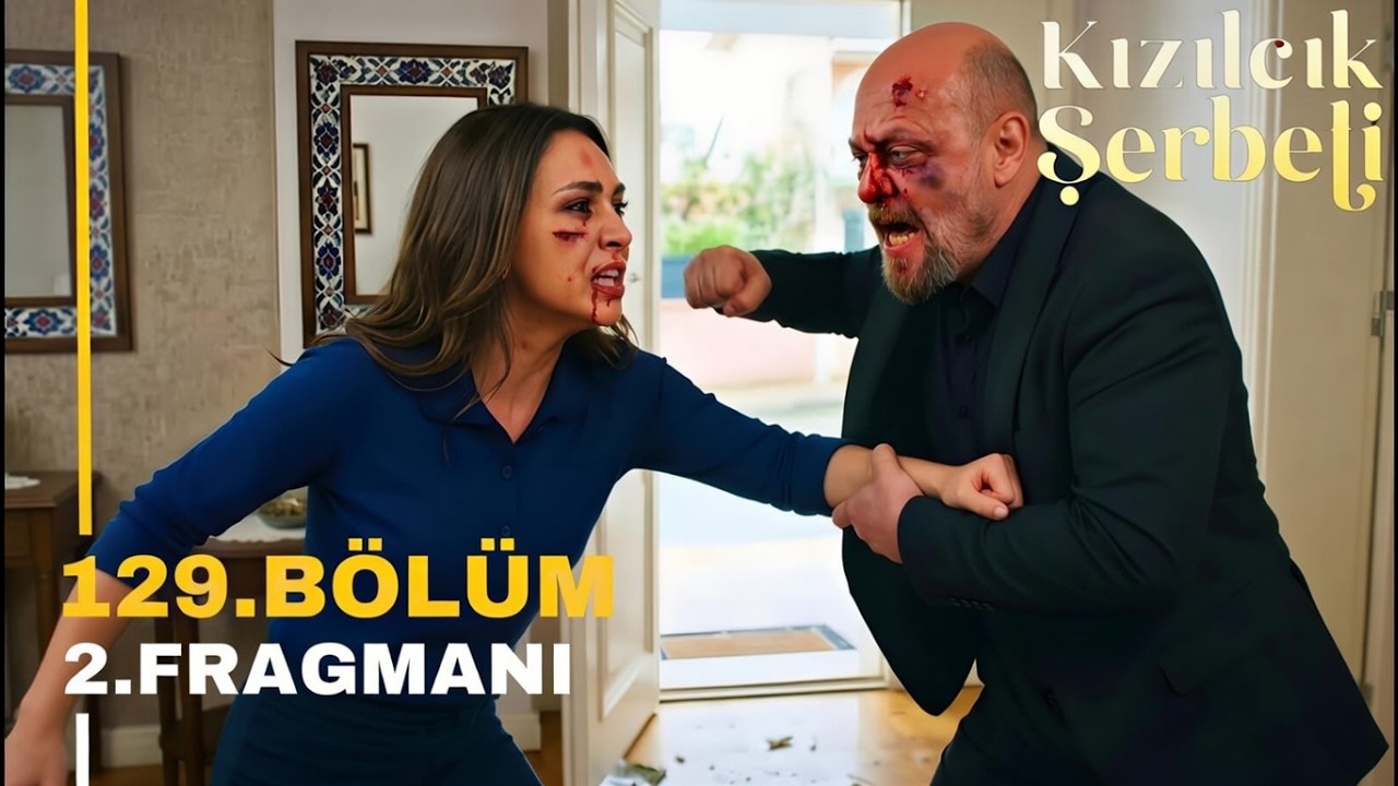 Kızılcık Şerbeti 129. Bölüm 2. Fragman | Eller Havaya Kalktı! Kavga Büyüdü 😱
