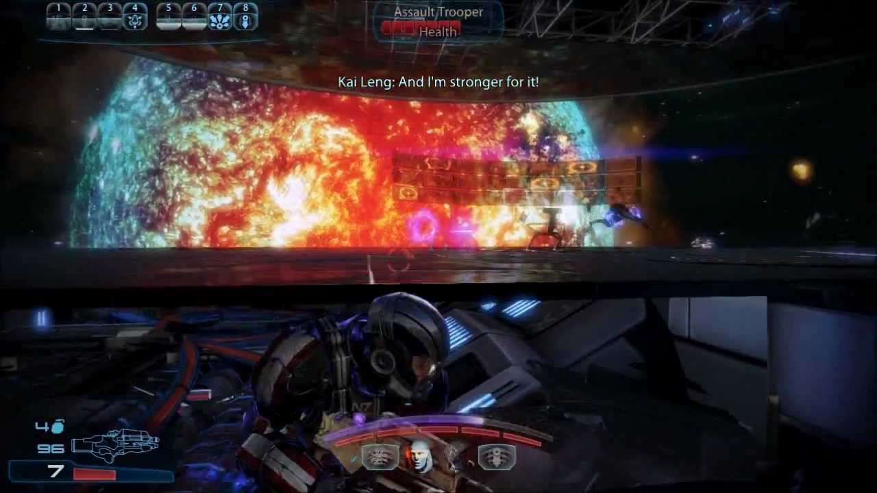 Mass Effect 3 | PC | Insanity | Adept | Kail Leng Boss Fight - Cronos