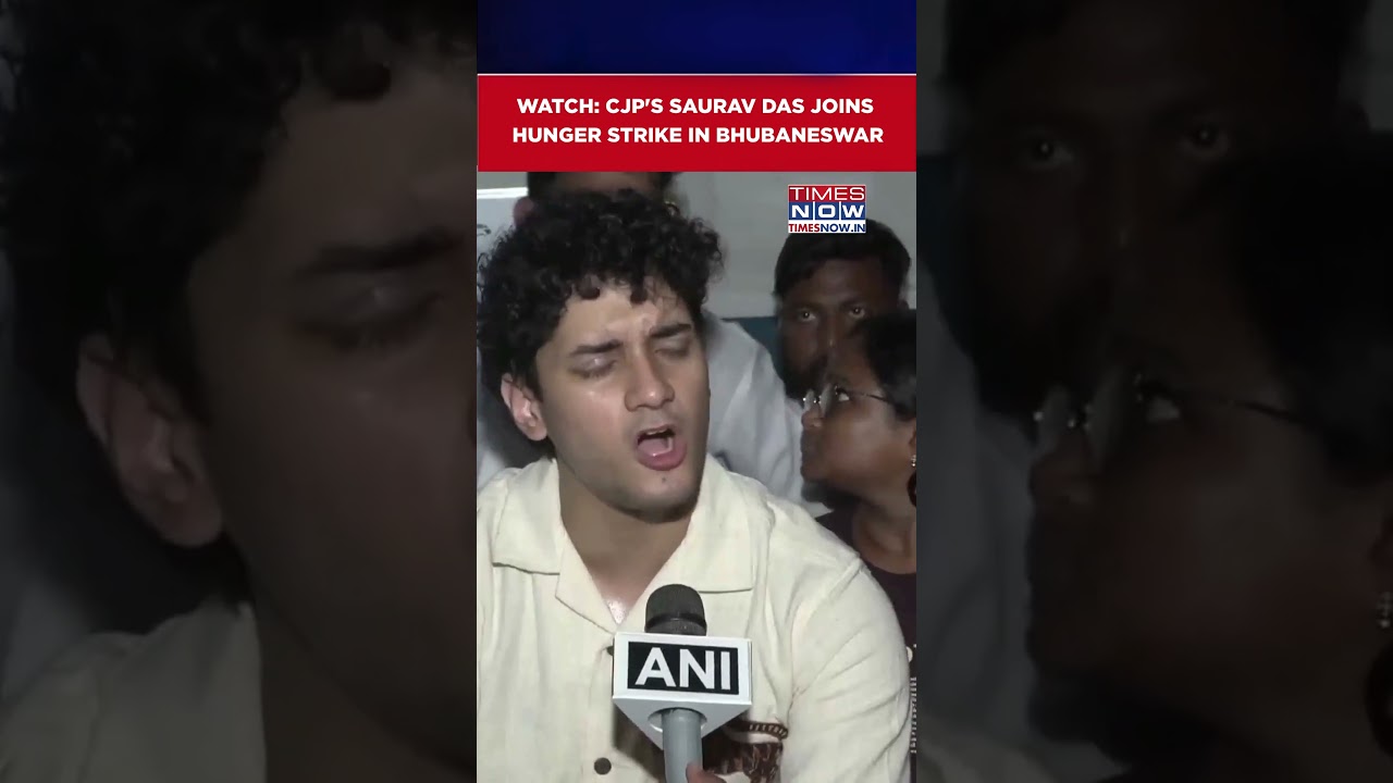 CJP's Saurav Das Joins Hunger Strike In Bhubaneswar Over Odisha Textbook Errors | Watch #shorts