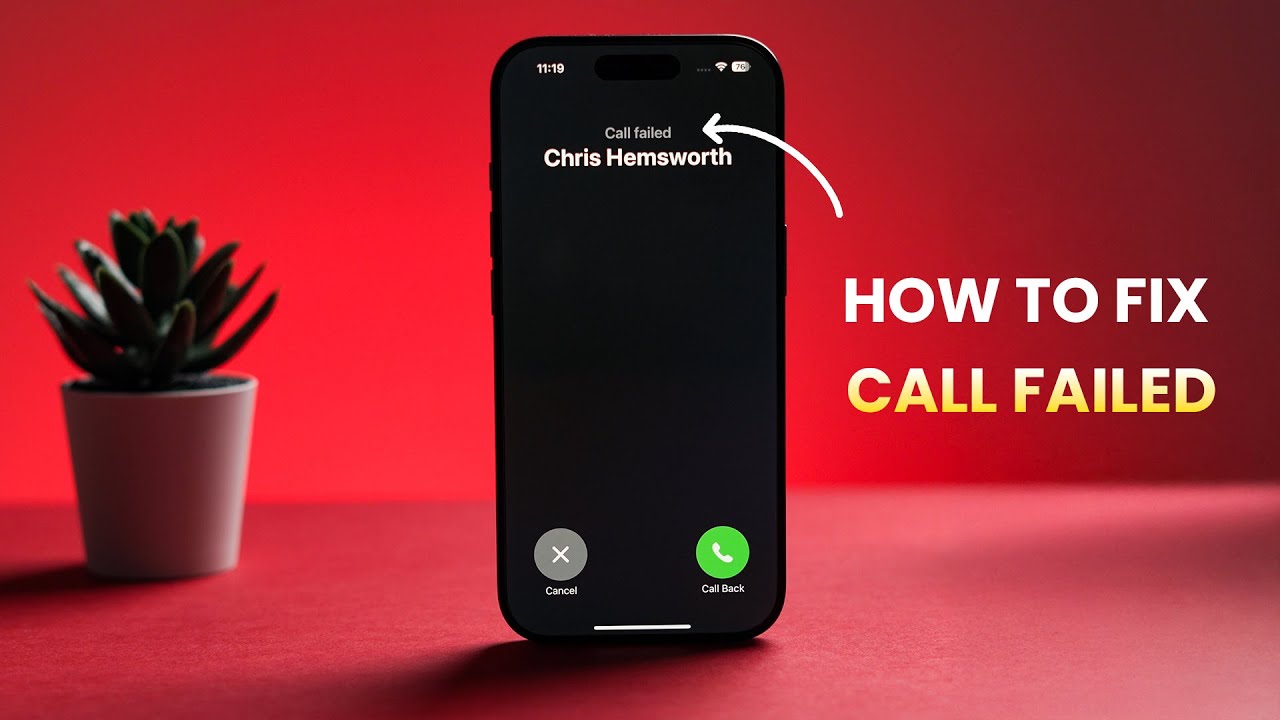 Как исправить ошибку &laquo;сбой вызова&raquo; на iPhone (iOS18)?